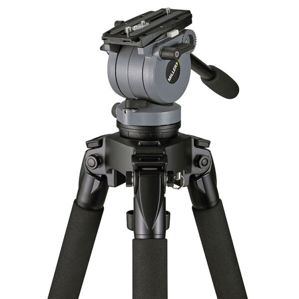 Miller – DS10 Solo 75 2-St Alloy Tripod with Pan Handle and Softcase