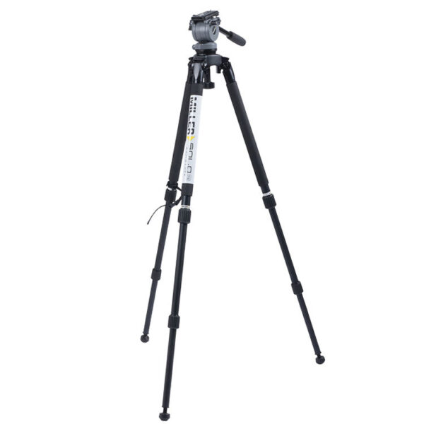 Miller – DS10 Solo 75 2-St Alloy Tripod with Pan Handle and Softcase