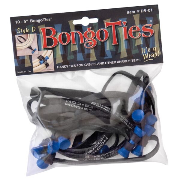 BongoTies Style D Azure (blue bongo)