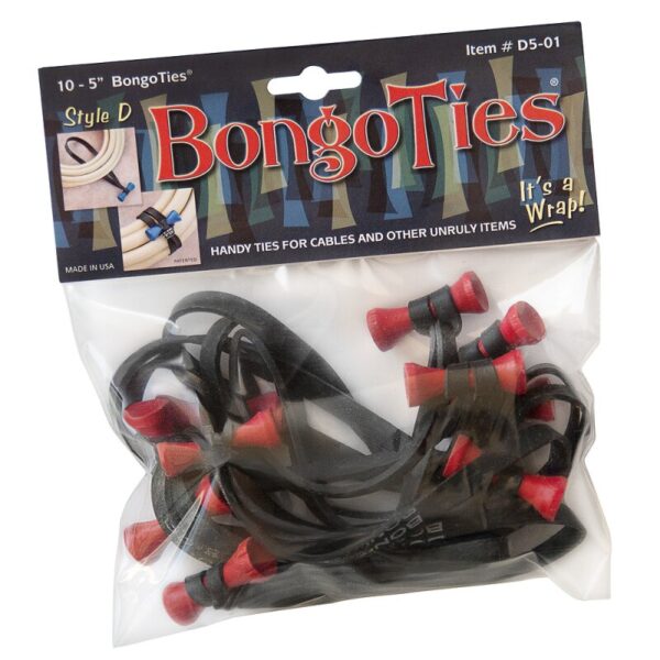 BongoTies Style D Lava (red bongo)